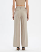 Pantalone palazzo con pinces