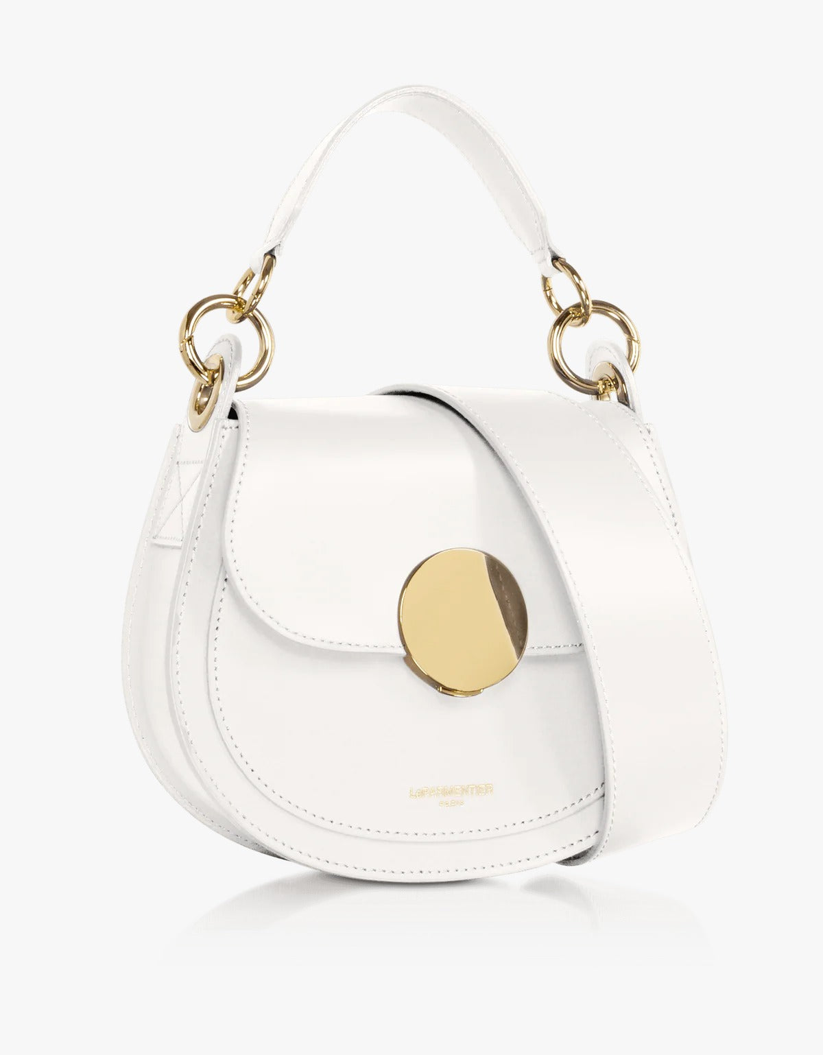 Borsa a tracolla in pelle liscia