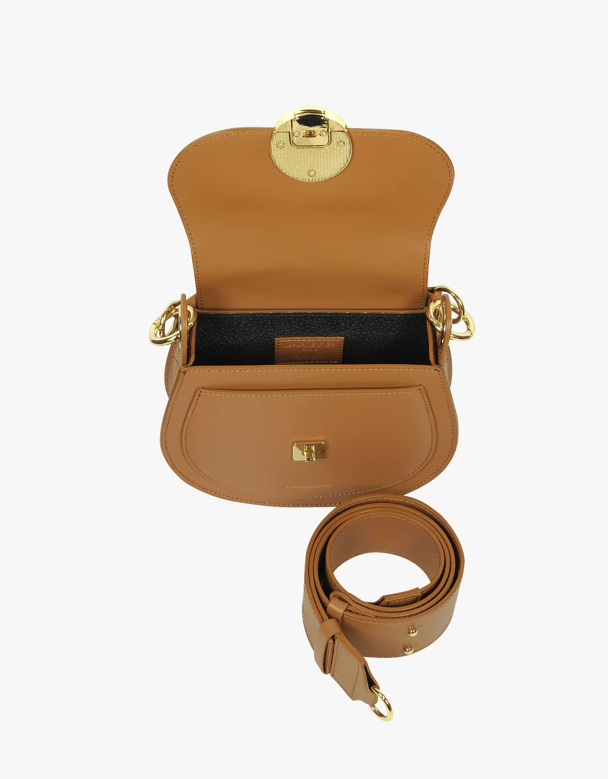 Borsa a tracolla in pelle liscia