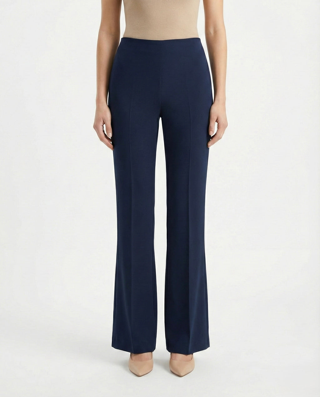 Pantaloni a palazzo a vita alta