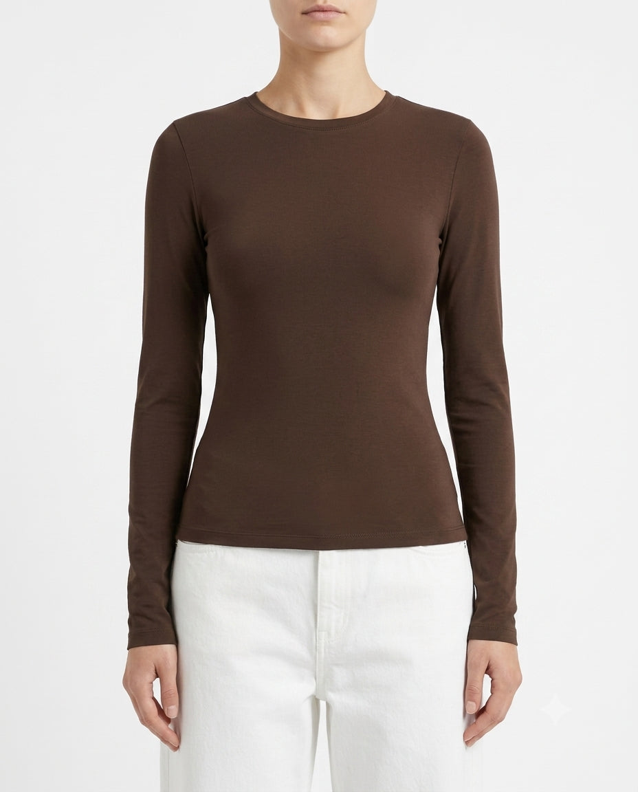 Selected Femme Maglia a maniche lunghe in Lyocell