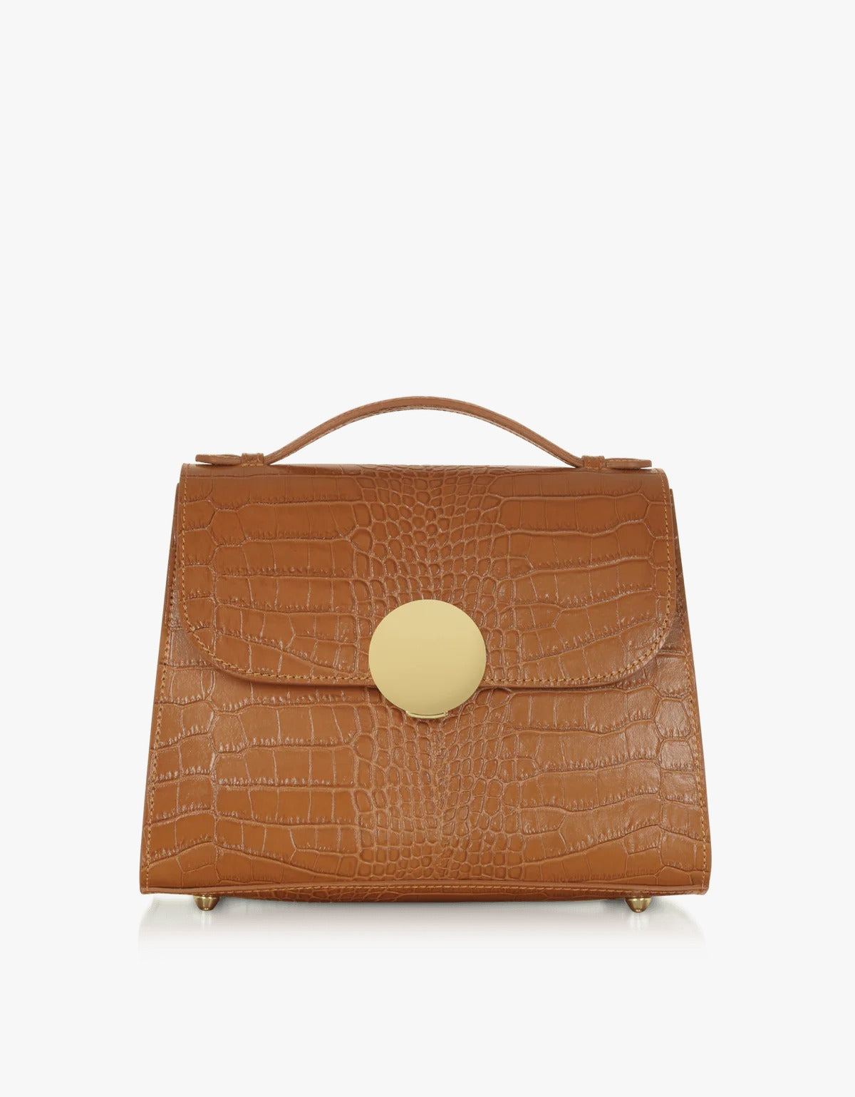 Borsa a mano e a tracolla effetto coccodrillo