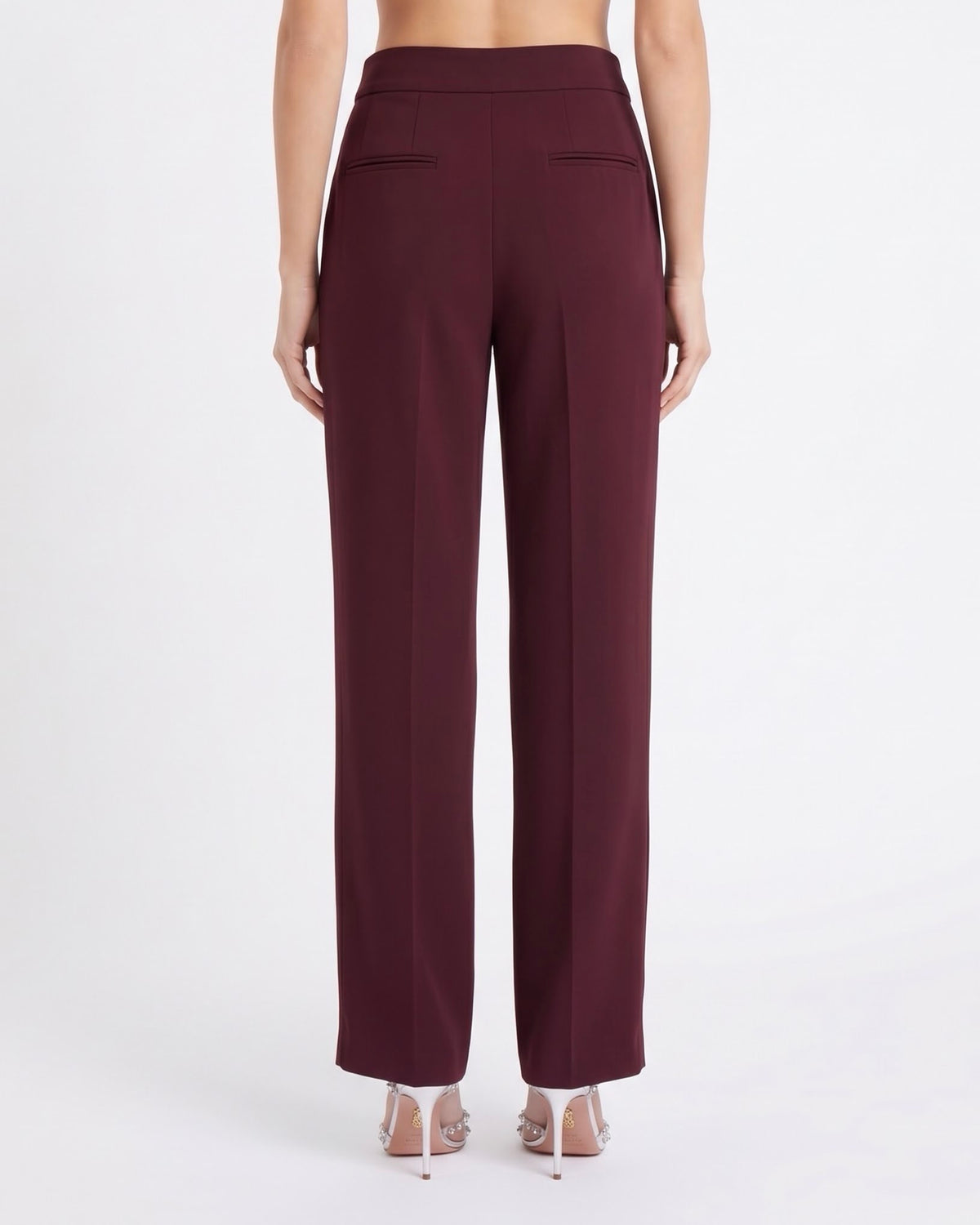 Pantalone Sartoriale Isabelle Blanche Basic Fit