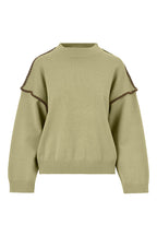 Maglione con dettagli a contrasto