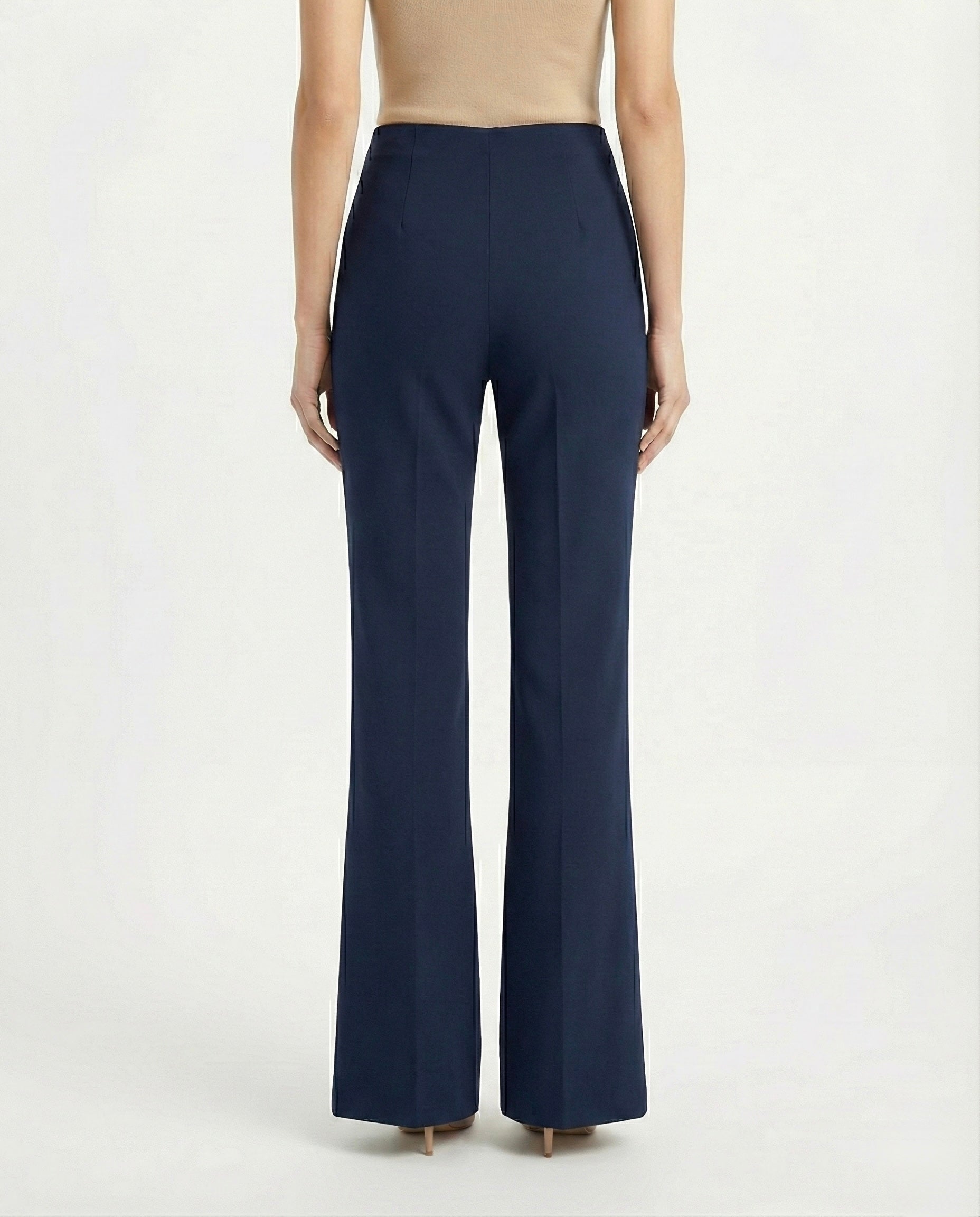 Pantaloni a palazzo a vita alta