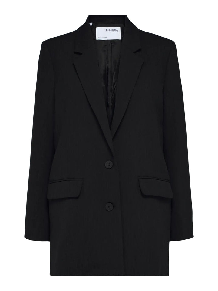 Blazer nero over fit