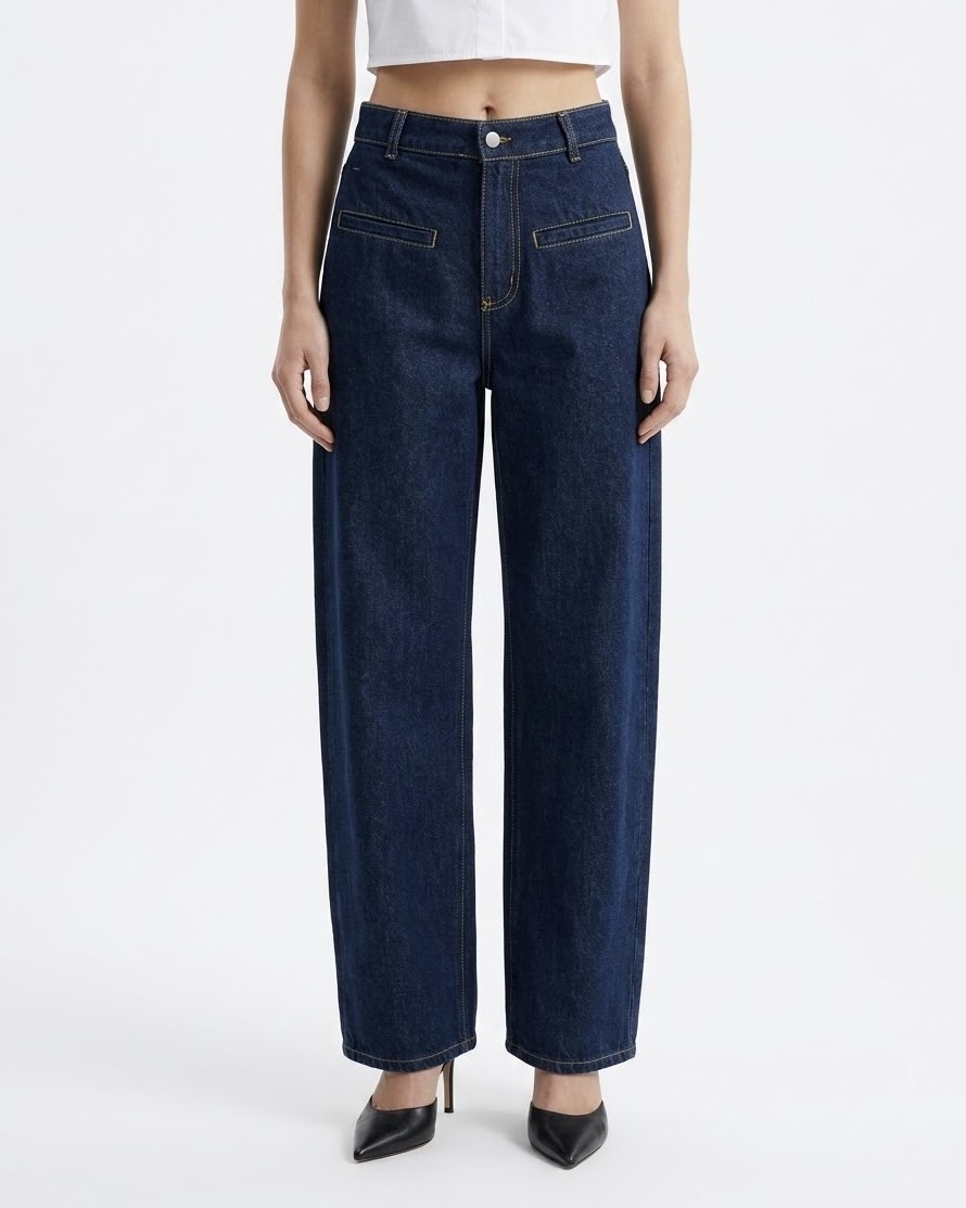 Jeans balloon a gamba ampia H2O Italia Denim