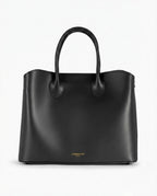 Borsa a mano in pelle liscia