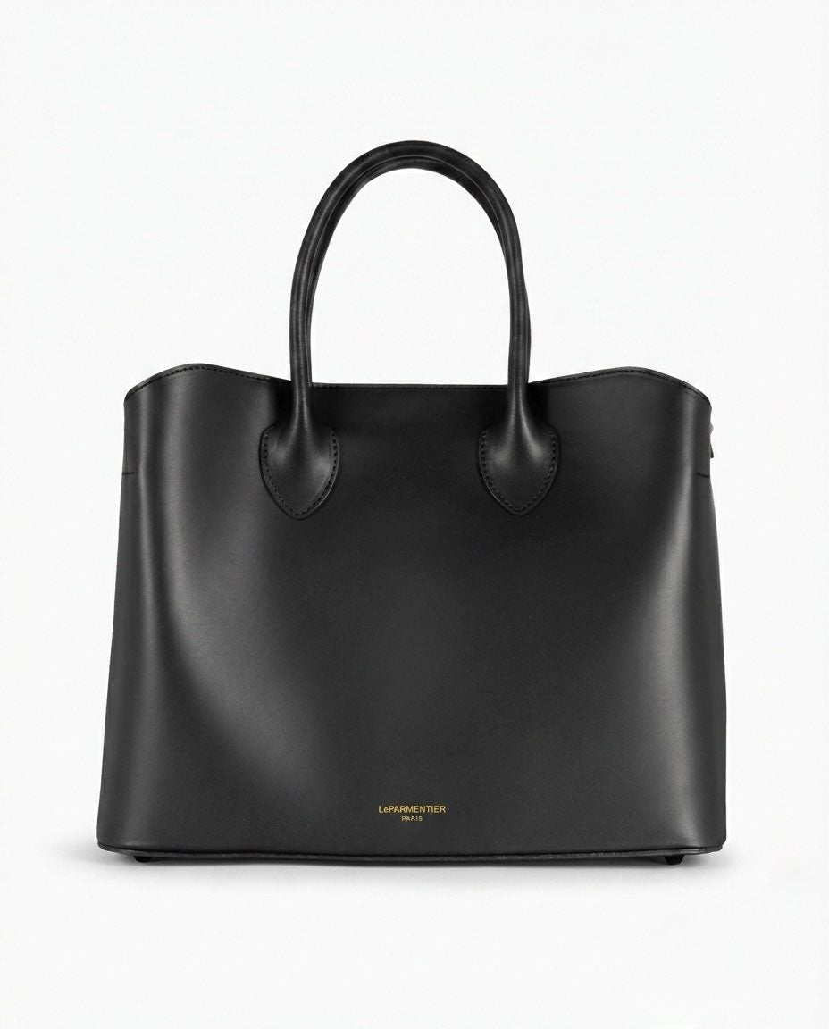 Borsa a mano in pelle liscia