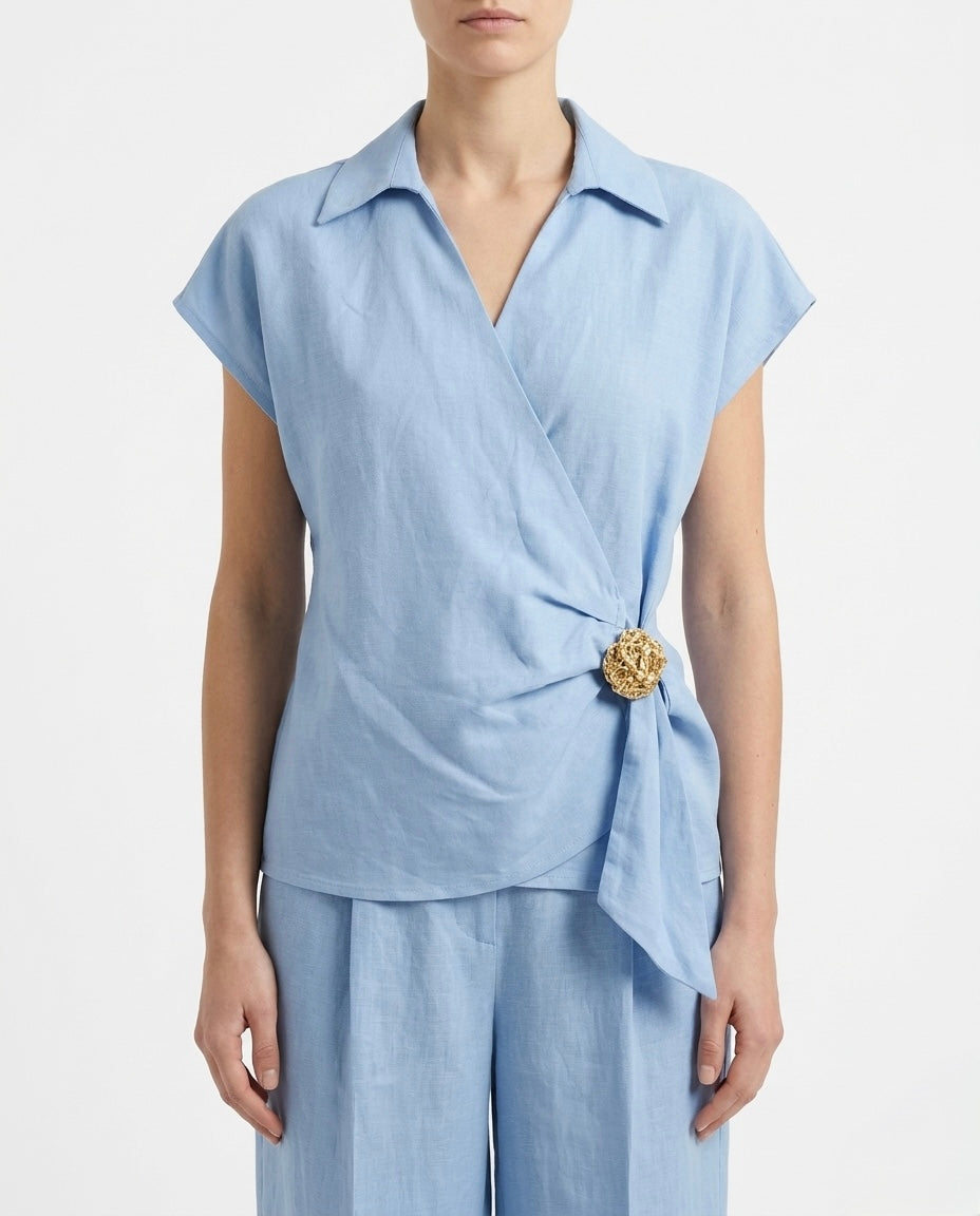 Blusa incrociata