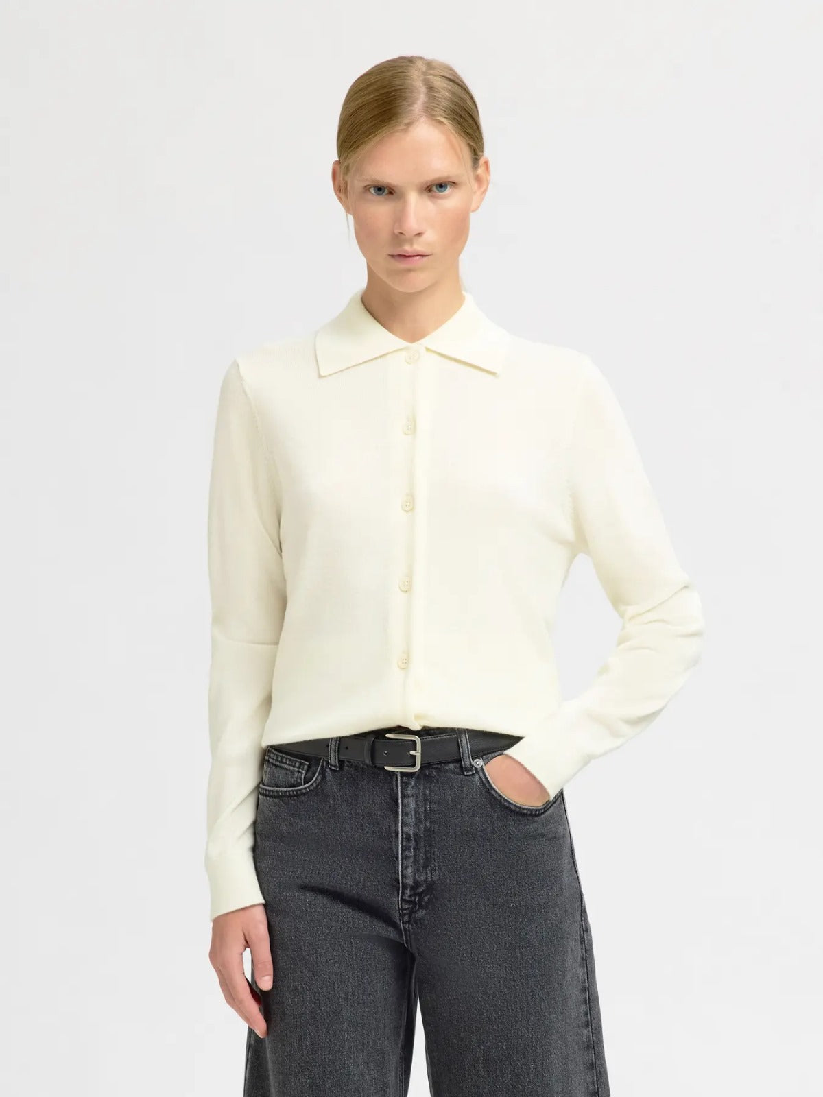 Gilet in maglia con fantasia