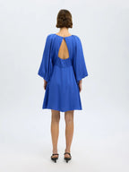 Abito corto in crêpe