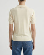 Polo in maglia cotone e seta