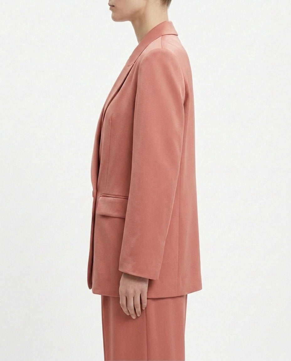 Blazer doppiopetto satinato