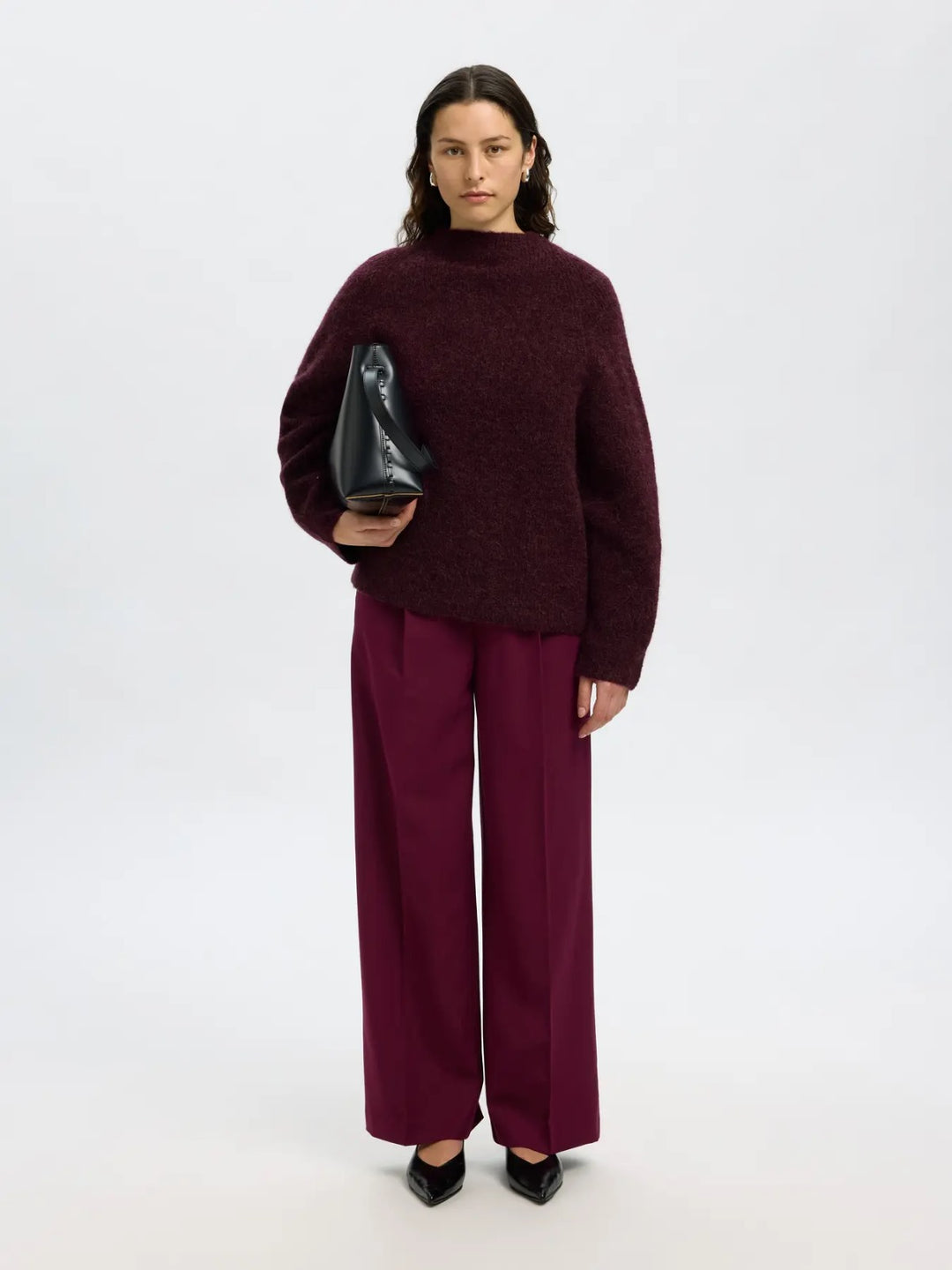Maglione mezzo collo alto