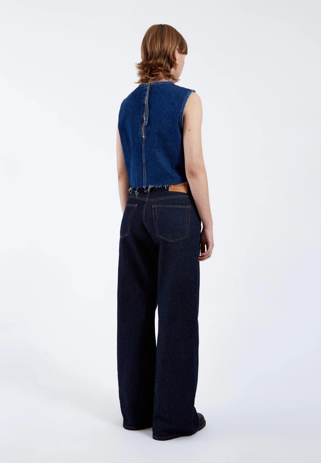 Jeans a gamba larga