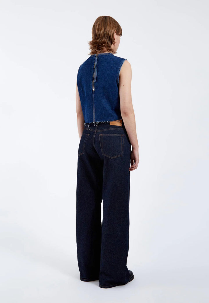 Jeans a gamba larga