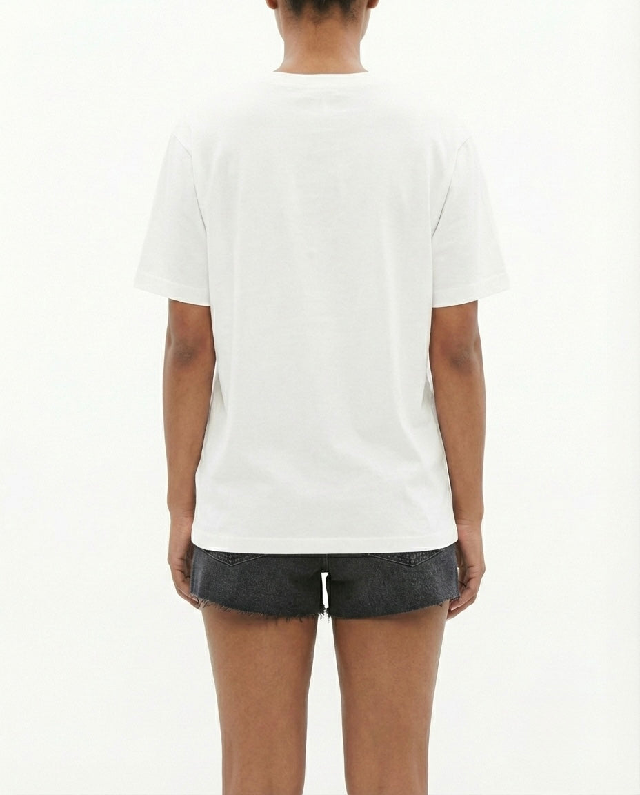 T-shirt con stampa frontale