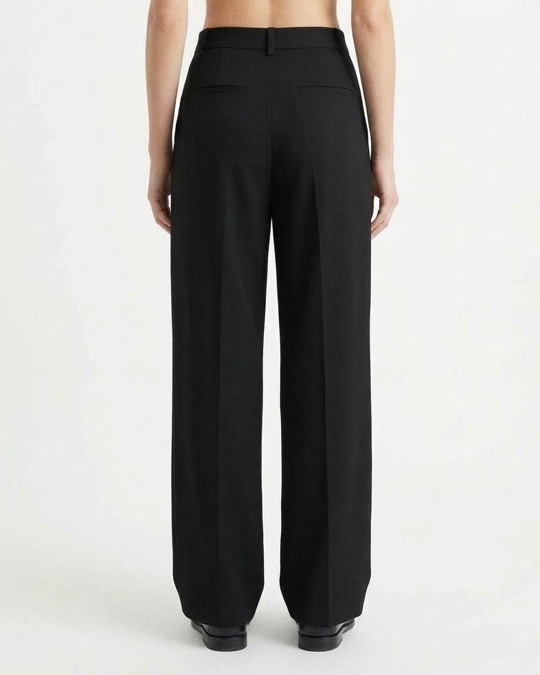 Pantalone Sartoriale Wide Leg Selected Femme in Misto Lana RWS