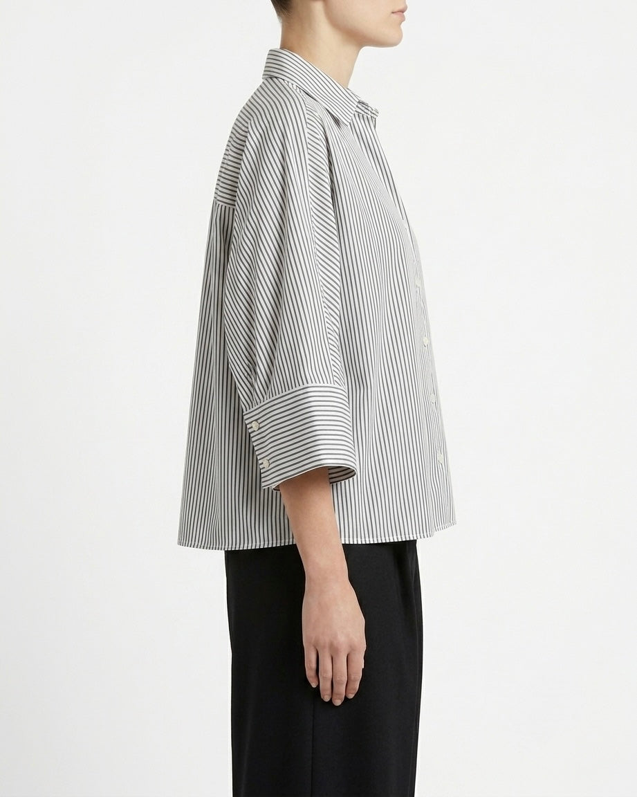 Camicia oversize in cotone biologico
