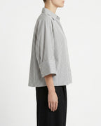 Camicia oversize in cotone biologico
