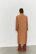 Cappotto lungo in lana