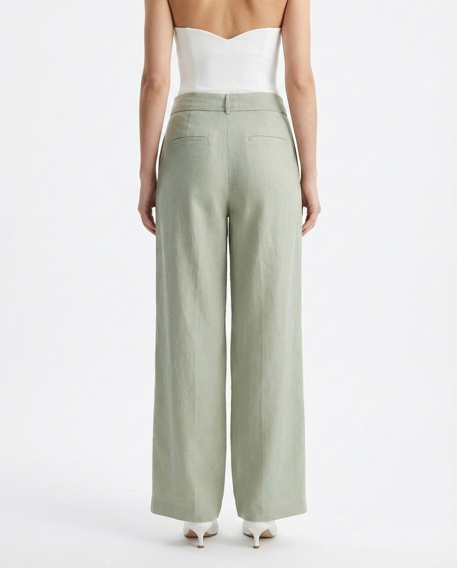 Pantalone in lino morbido