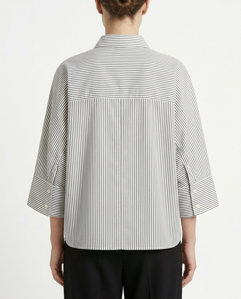 Camicia oversize in cotone biologico
