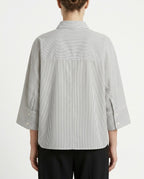 Camicia oversize in cotone biologico