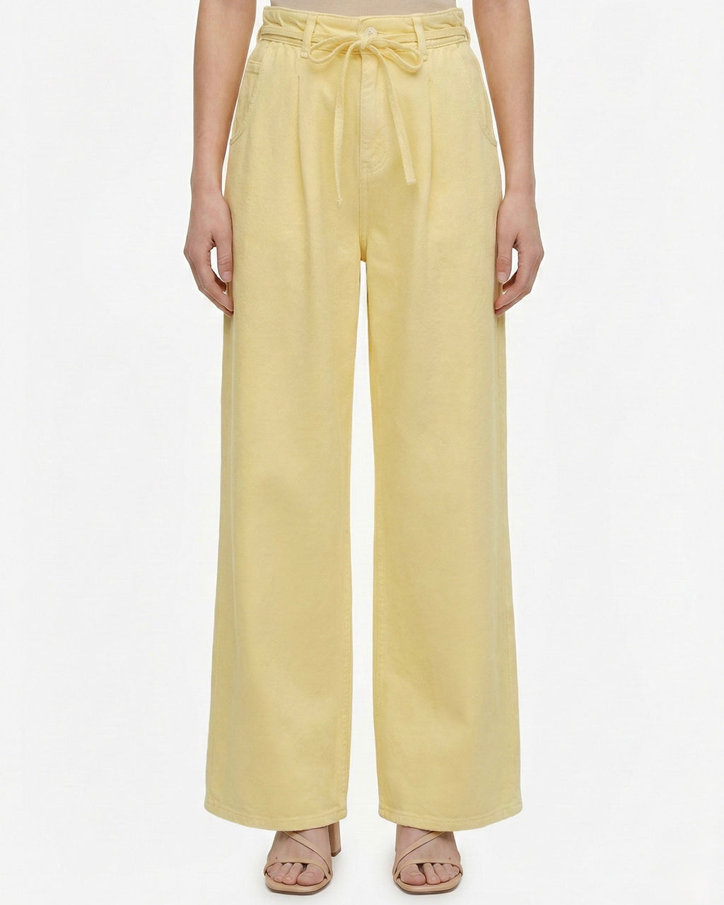 Pantaloni jeans con coulisse