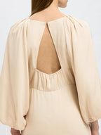 Abito corto in crêpe