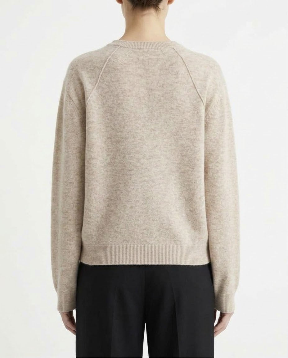 Maglia H2O Italia in Lana e Cashmere Beige, Grigio Scuro e Cammello