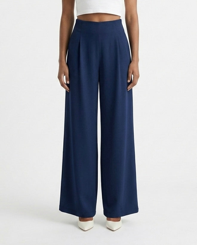 Pantalone palazzo fluido