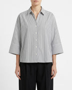 Camicia oversize in cotone biologico