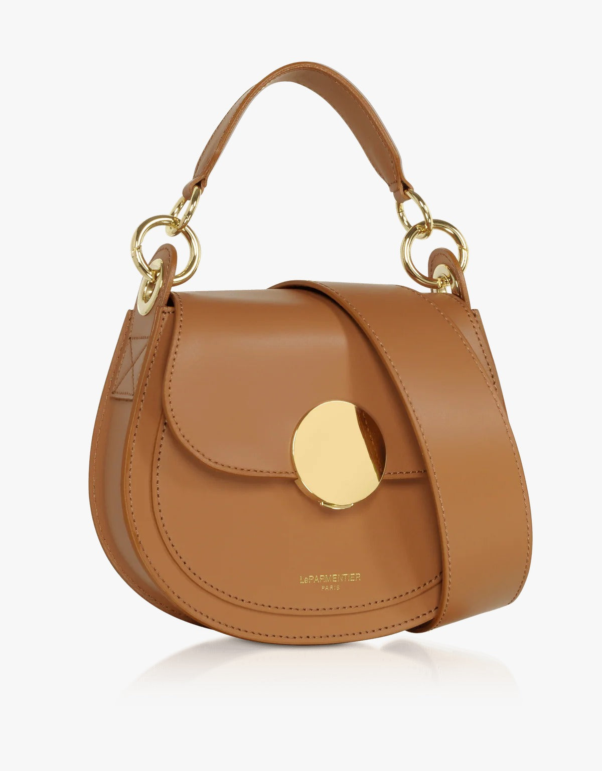 Borsa a tracolla in pelle liscia