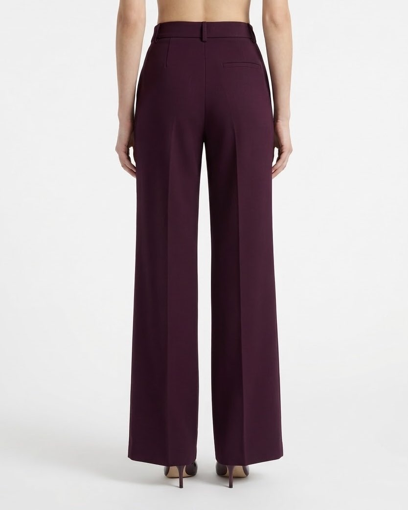 Pantalone Sartoriale Wide Leg H2O Italia  con Pinces Frontali