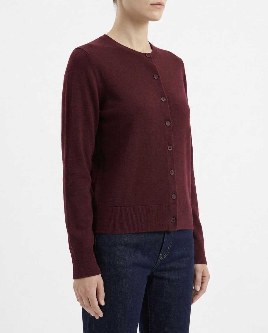 Selected Femme Cardigan in pura lana Merino RWS