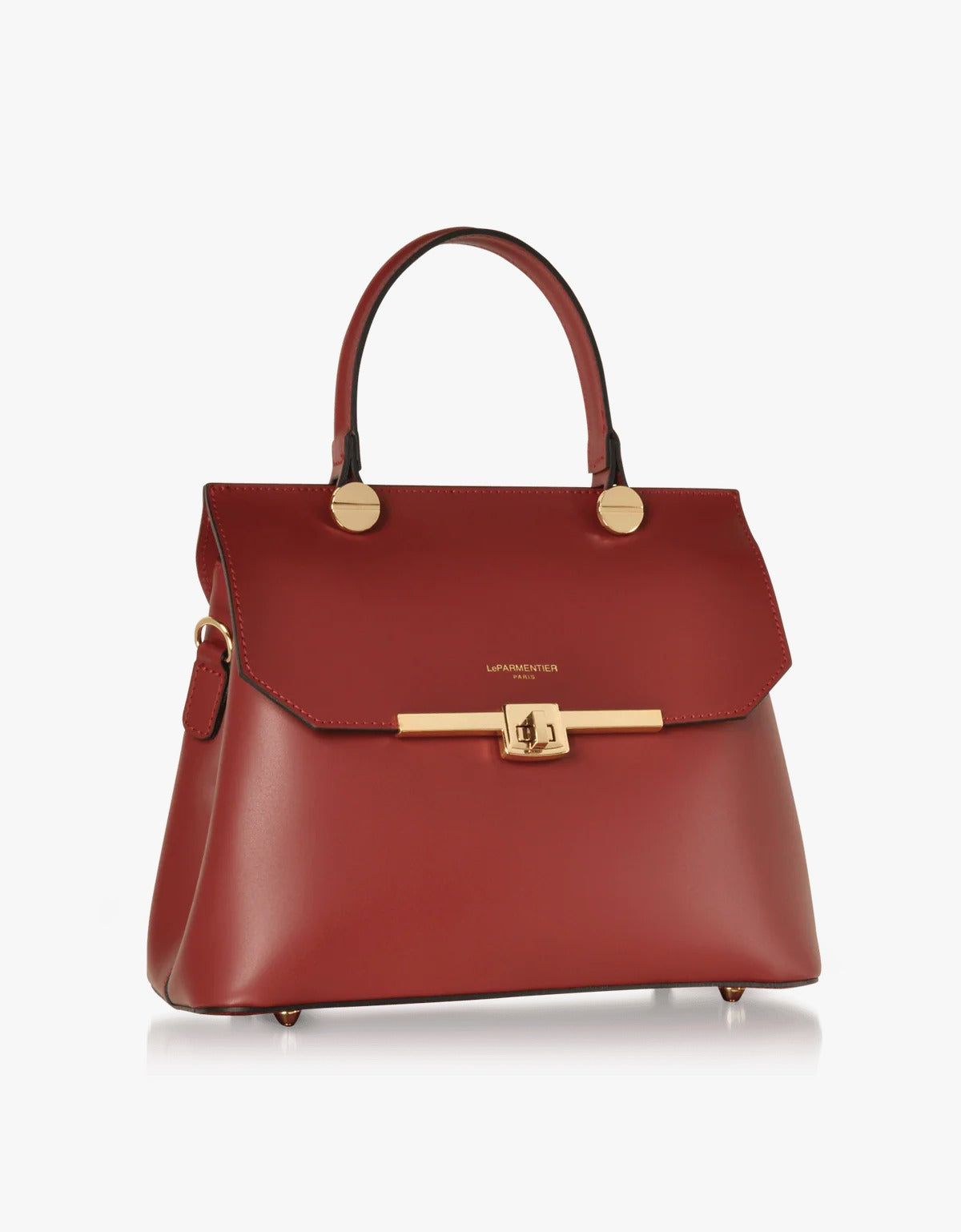 Borsa a Mano con tracolla e Dettagli Oro